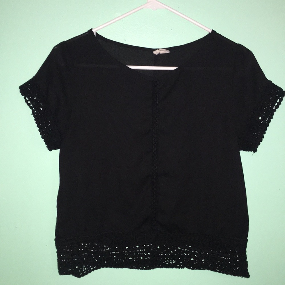Black Lacey blouse